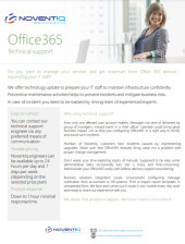 2020 One pager Support for Office365